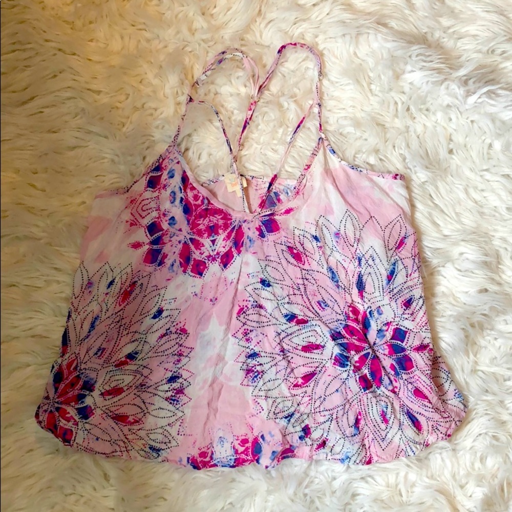 Molly & Zoey Surf Gypsy Razor Back Tank Top